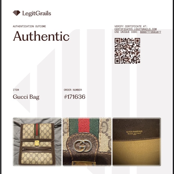 Vintage Gucci GG Supreme Sherry Line Crossbody Bag w/Certificate of Authenticity - Picture 10 of 11